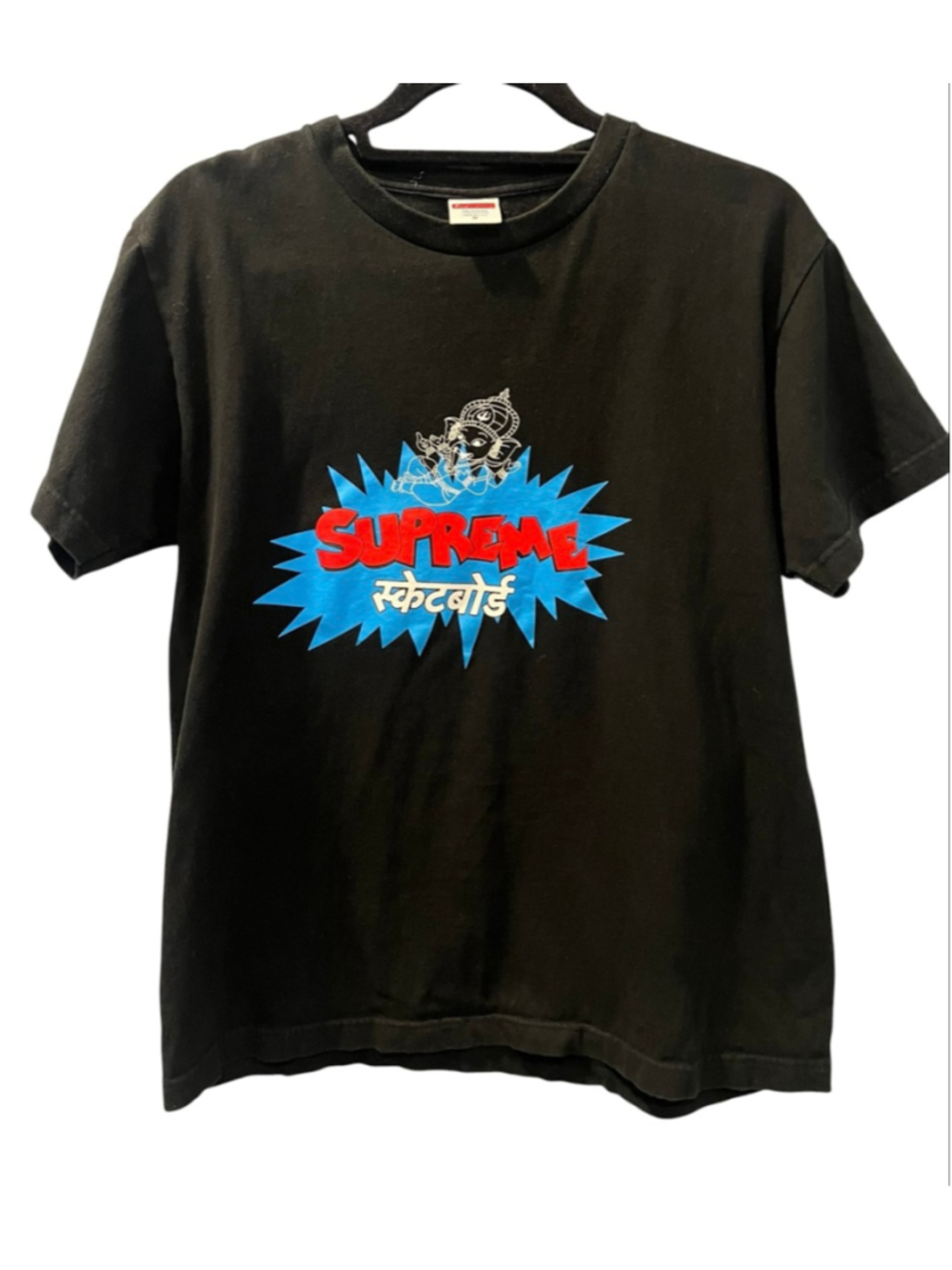 Supreme Ganesha Tee Shirt Black SS18 Size M Vintage Elephant Graphic Authentic